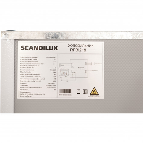 ������������ ������������ ����������� SCANDILUX RFBI218