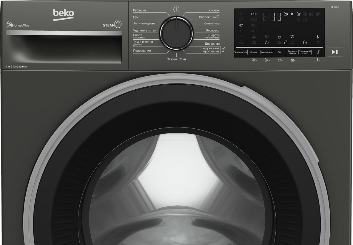 BEKO �������� ��� ��������� � ������� ���������� ������ B3WFR572AB + ��������� ������ � �������� ������� B3T47239A + �������������� ������� black