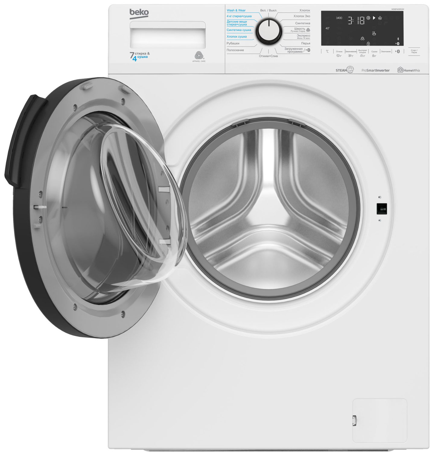 ���������� ������ � ������ Beko WDB7425R2W
