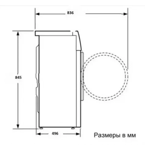 ���������� ������ Beko B3WFR572AB