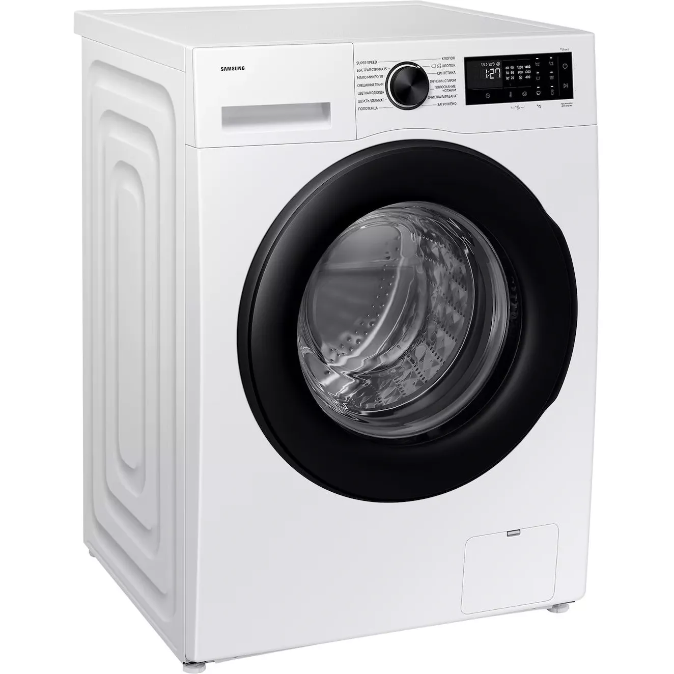 Samsung комплект для установки в колонну Стиральная машина WW90DG5U34AELP + Сушильная машина с тепловым насосом DV90T5240AW/LP + Соединительный элемент с выдвижной полкой
