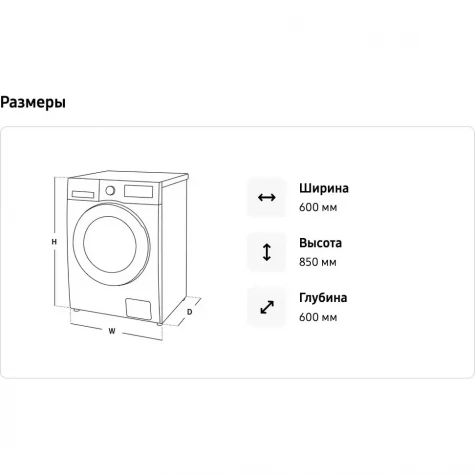 ���������� ������ � ������ Samsung WD11DG6B85BBLP � ��������������