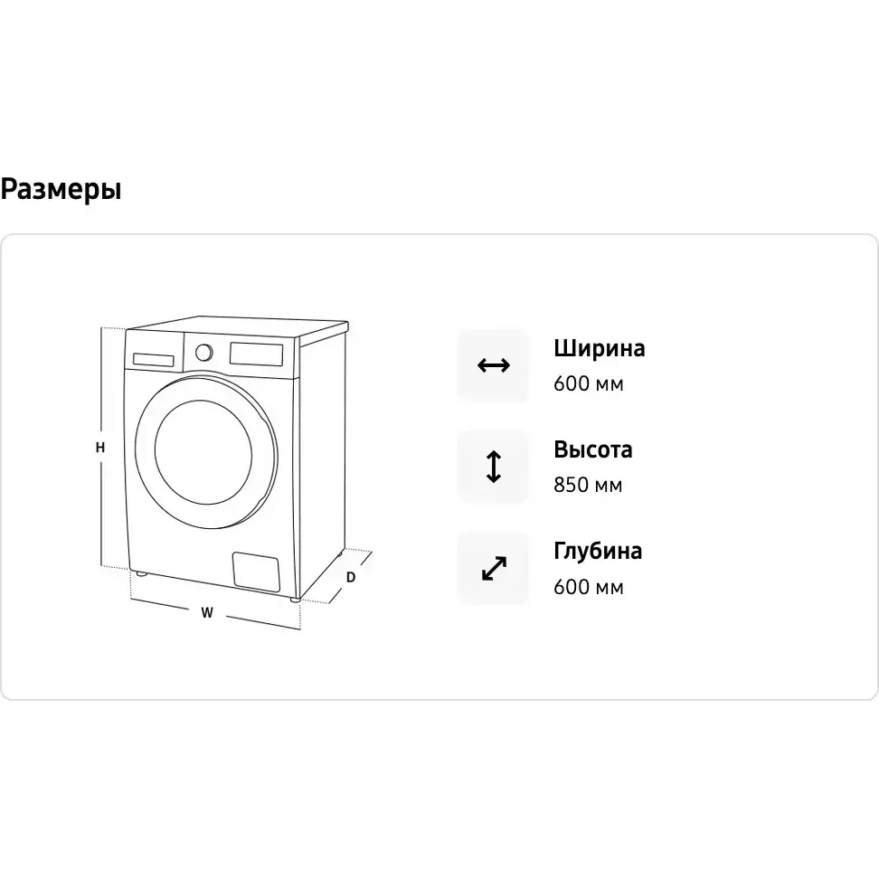 ���������� ������ � ������ Samsung WD11DG6B85BBLP � ��������������