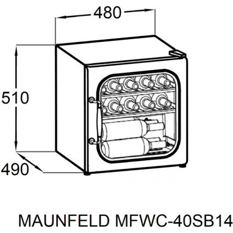 ������ ���� MAUNFELD MFWC-40SCH14