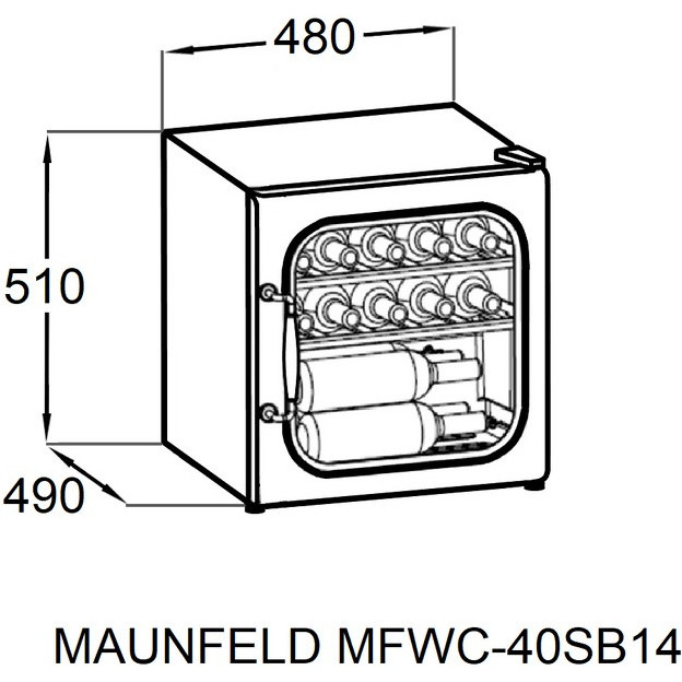 ������ ���� MAUNFELD MFWC-40SCH14