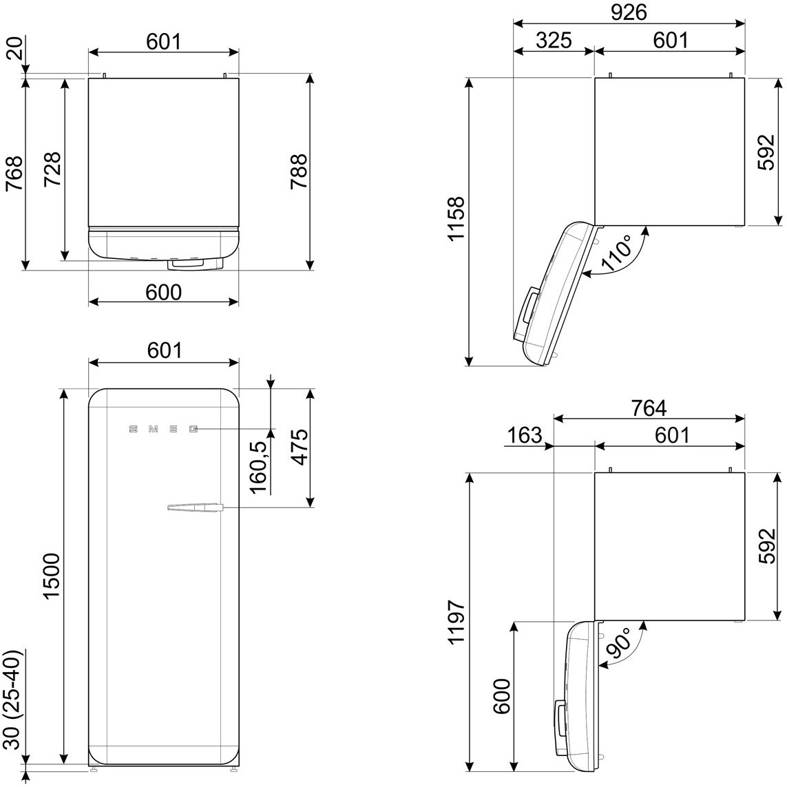 ����������� Smeg FAB28LCR6