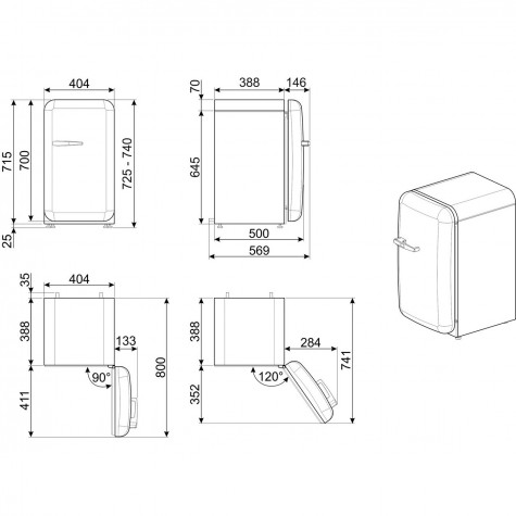 ����������� Smeg FAB5RPB6