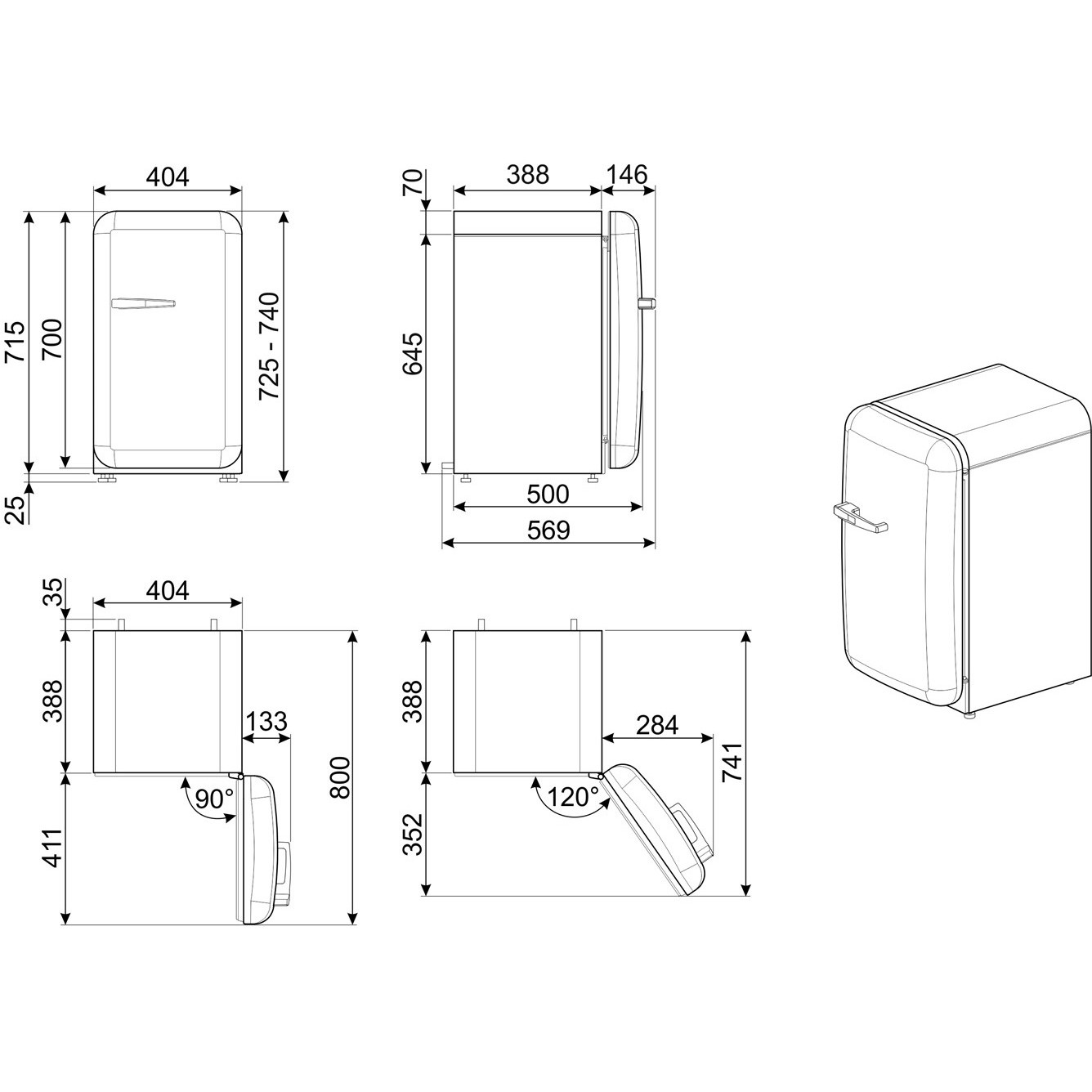 ����������� Smeg FAB5RPB6
