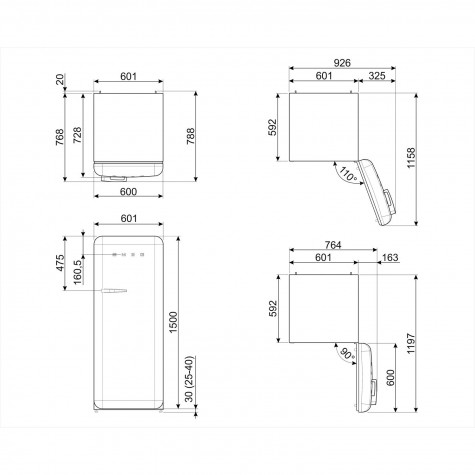 ����������� Smeg FAB28RLI6 