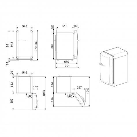 ����������� Smeg FAB10RPG6
