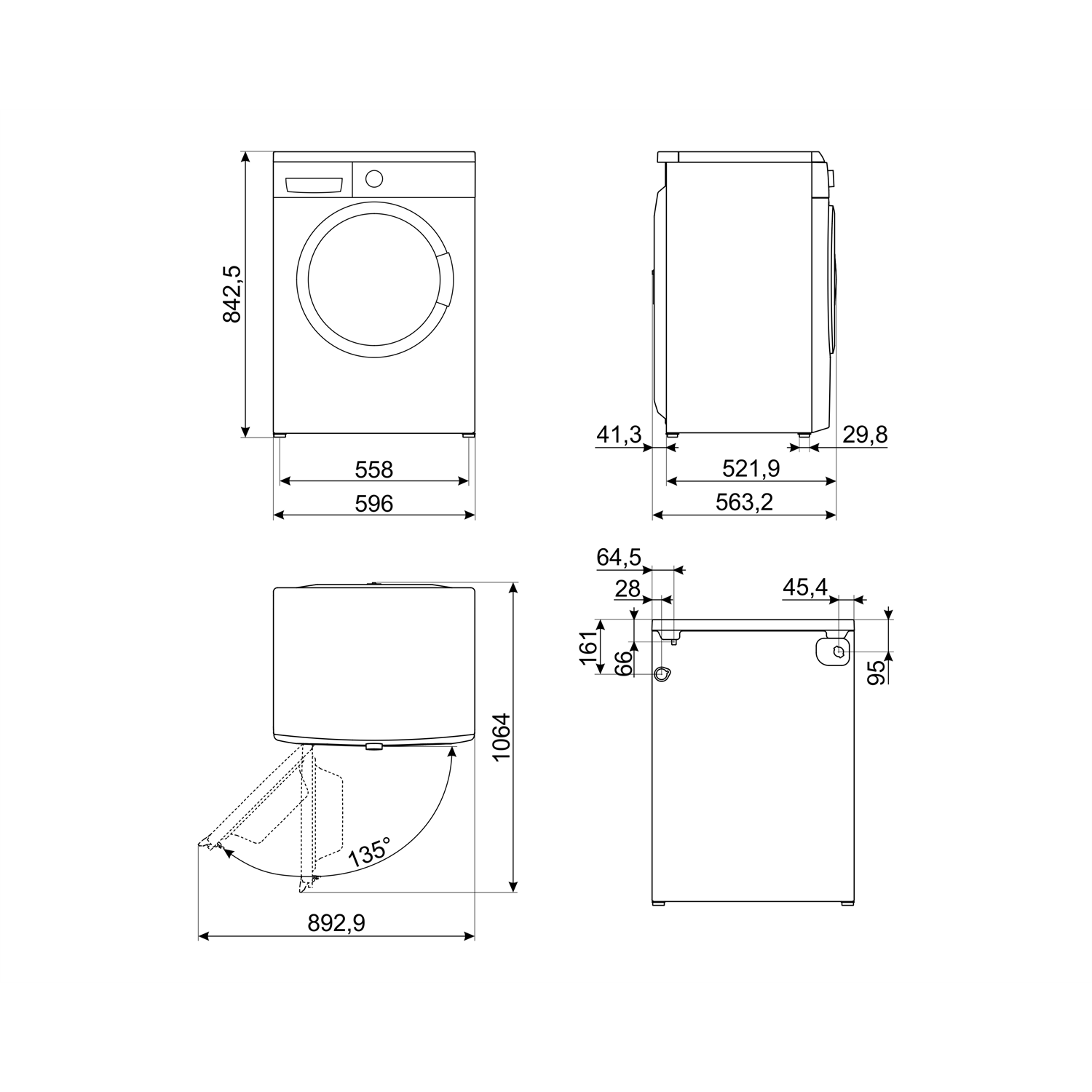 ���������� ������ SMEG WM3T84RU4