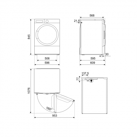 ��������� ������ � �������� ������� SMEG DT393RU4