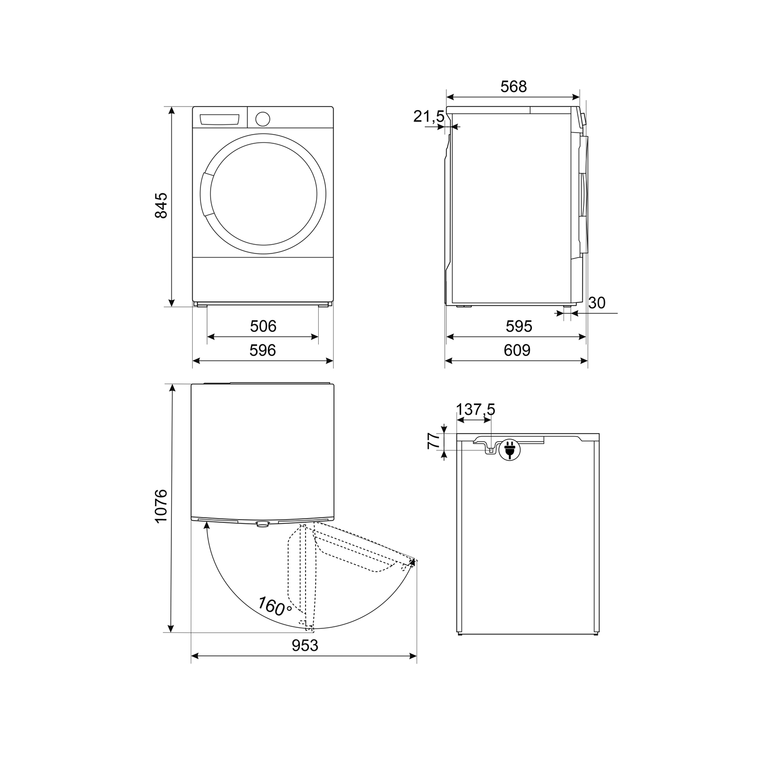 ��������� ������ � �������� ������� SMEG DT393RU4