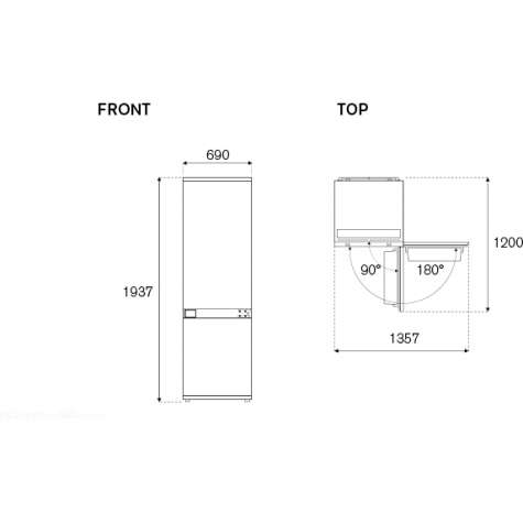 ������������ ����������� Bertazzoni REF704BBNPTC