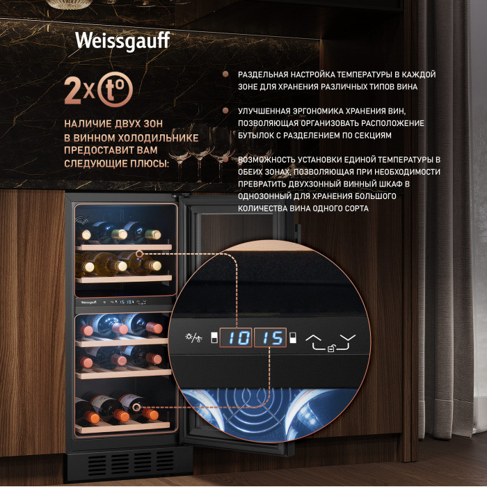 ������ ���� Weissgauff WWCI-26 DB DualZone
