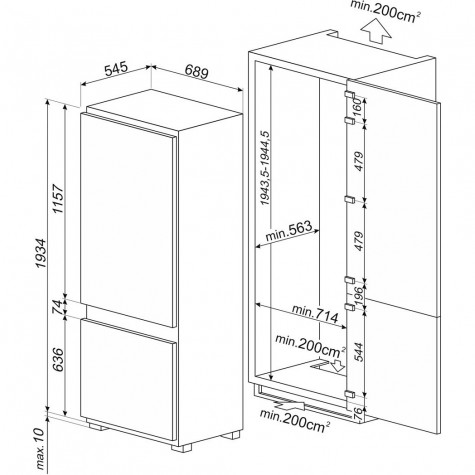 ����������� ������������ Smeg C875TNE