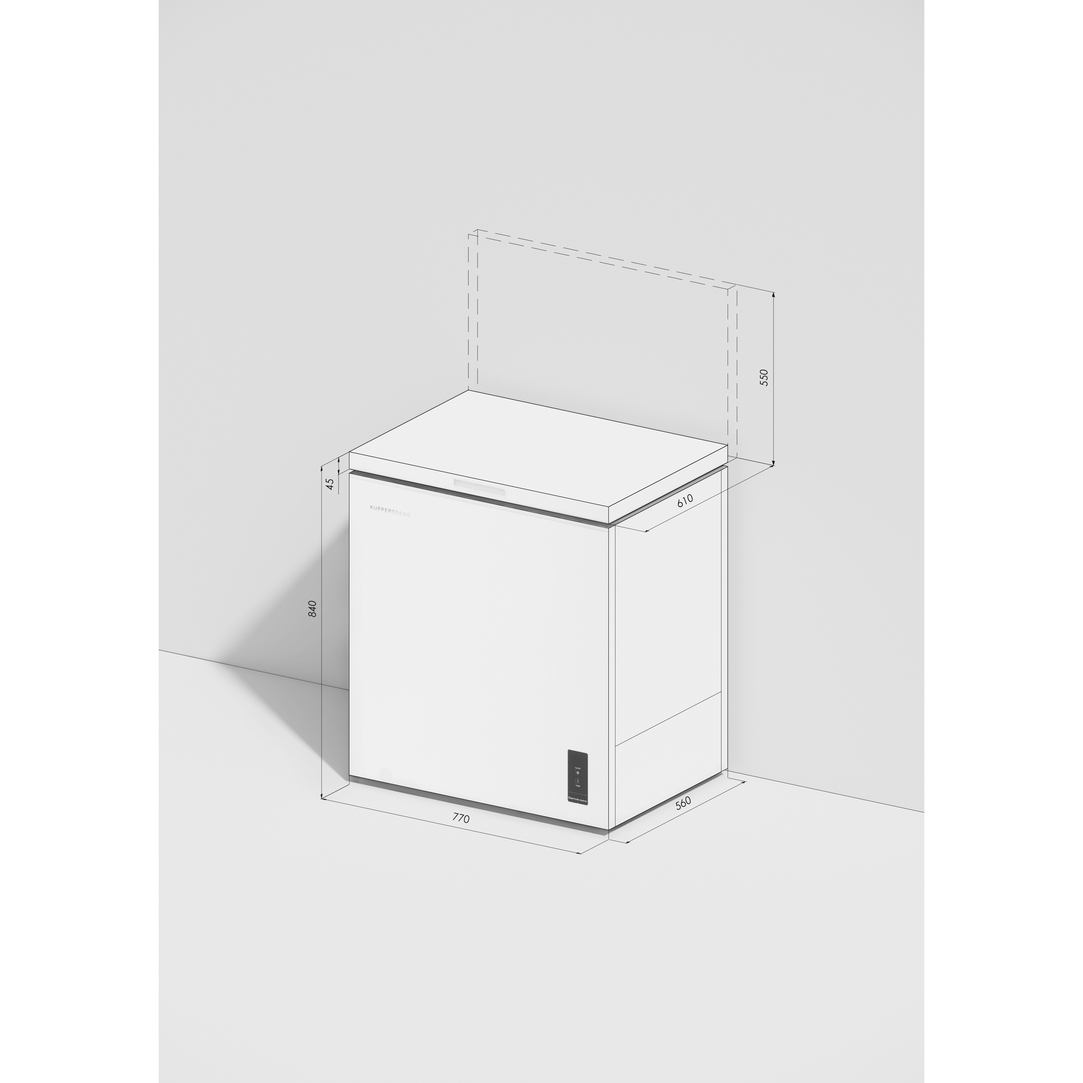 Морозильный ларь Kuppersberg FLCF 200 W