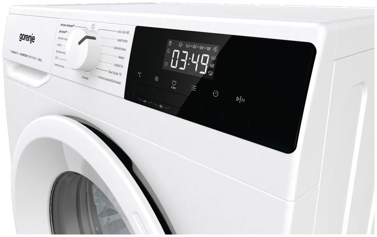 Gorenje �������� ��� ��������� � ������� ���������� ������ WNHPI84AS/R + ��������� ������ � �������� ������� DHNE82/C + �������������� �������