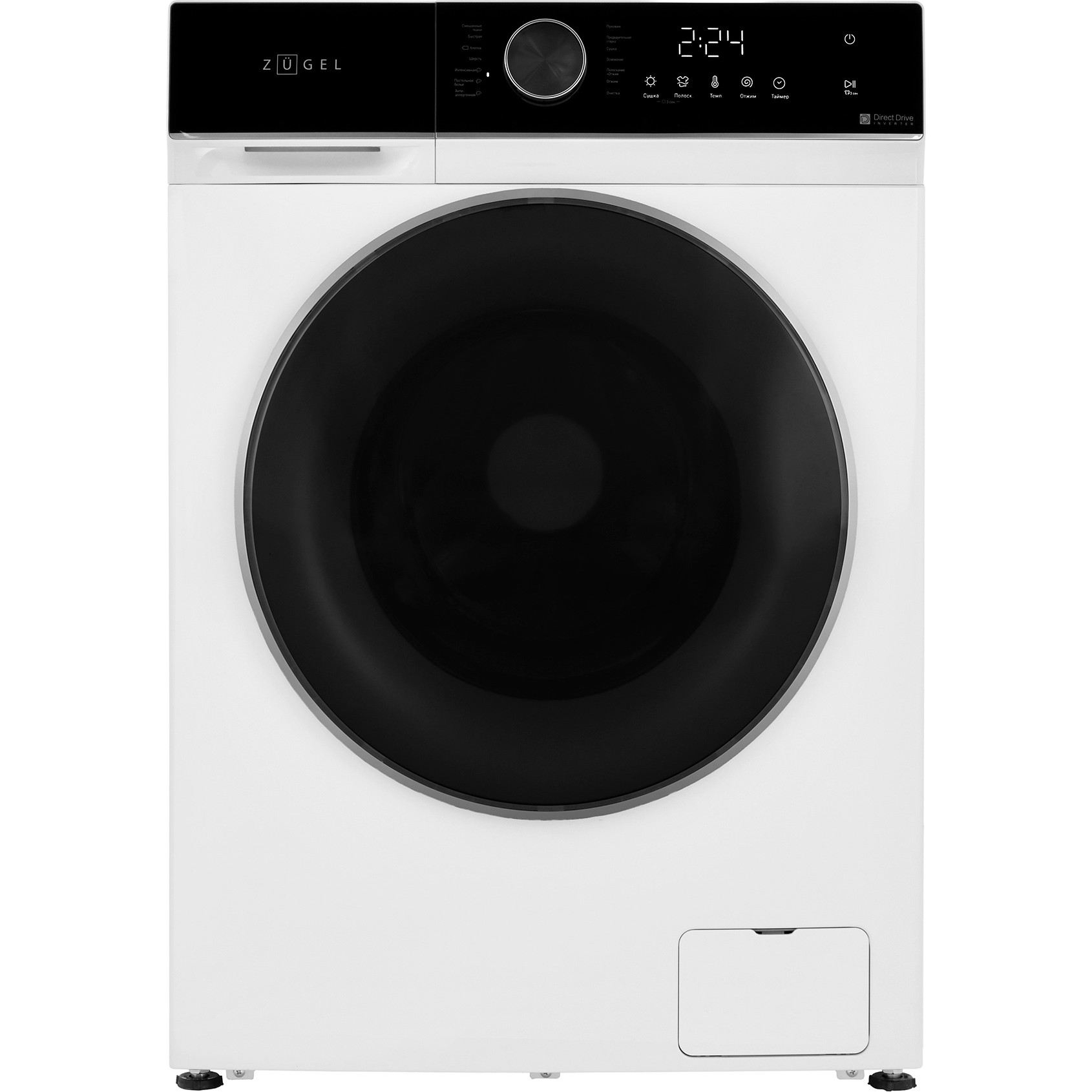 ���������� ������ � ������ Zugel ZWDF10712I Inverter Steam DD 10 ��, �����