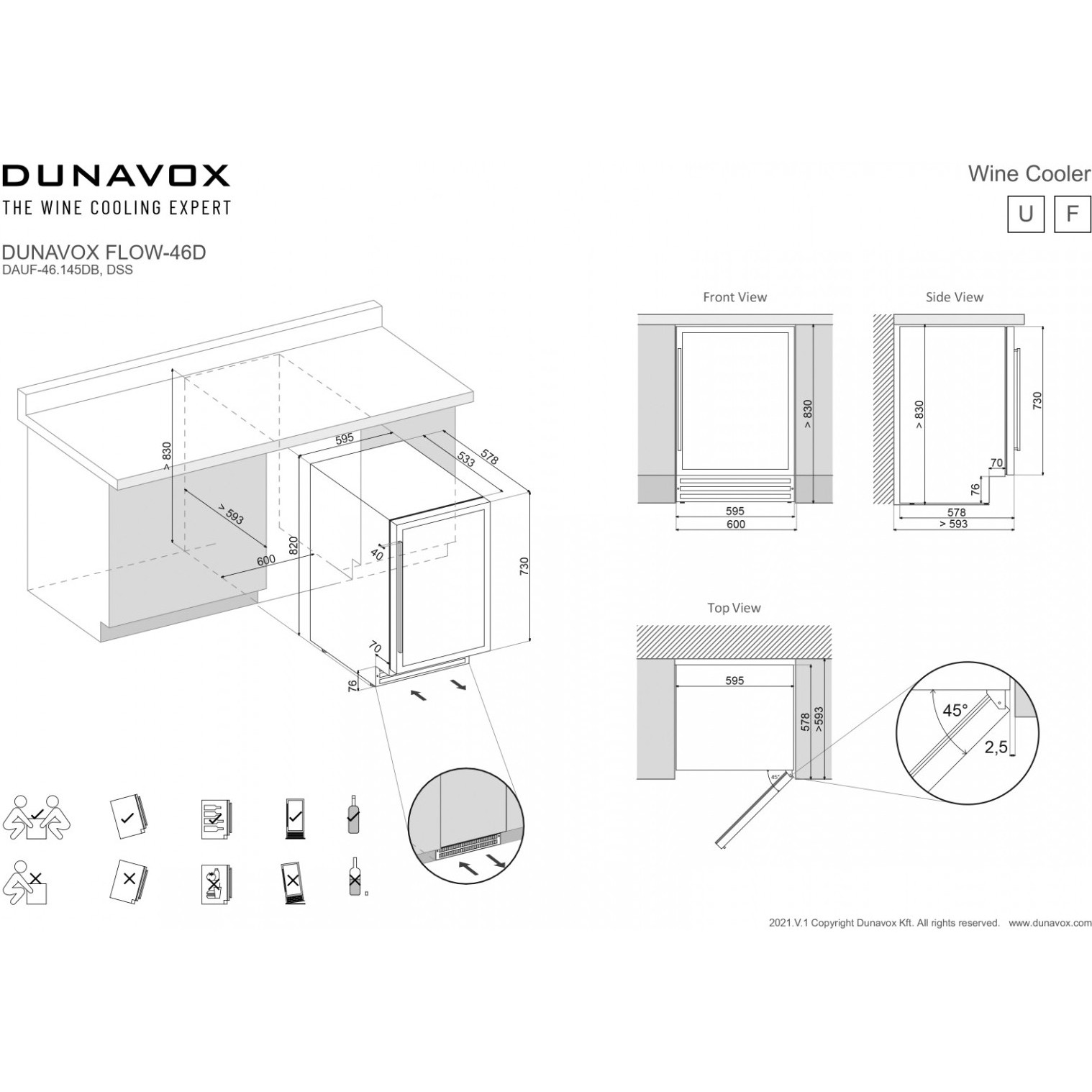 ������ ���� Dunavox DAUF-46.145DSS