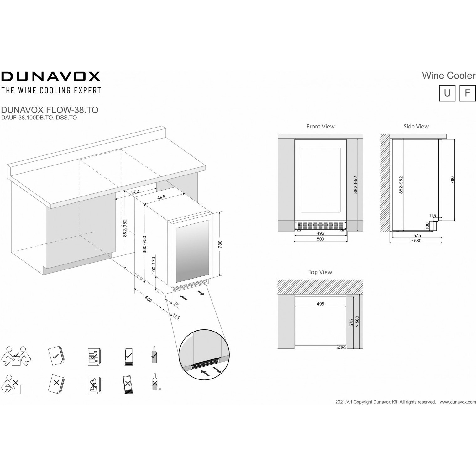 ������ ���� Dunavox DAUF-38.100DSS.TO
