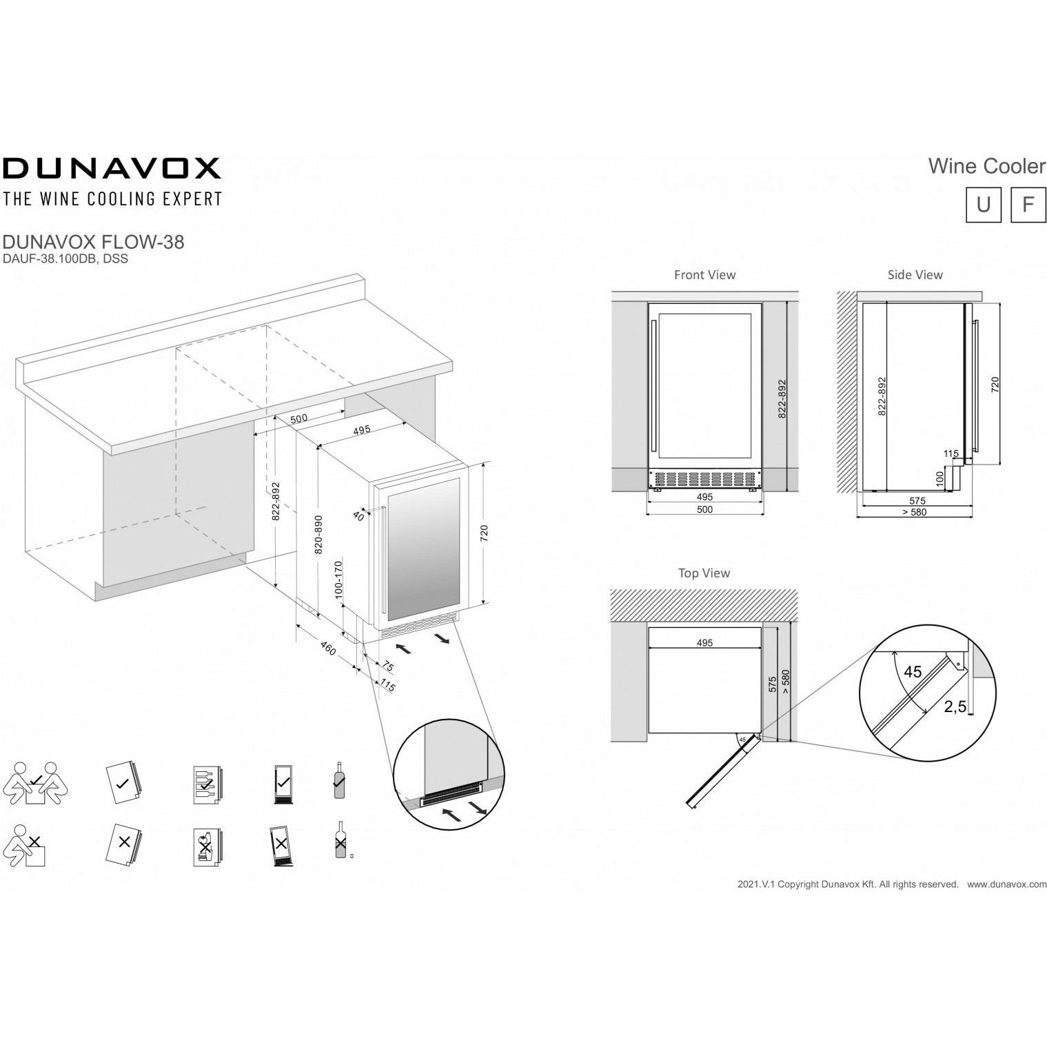 ������ ���� Dunavox DAUF-38.100DB
