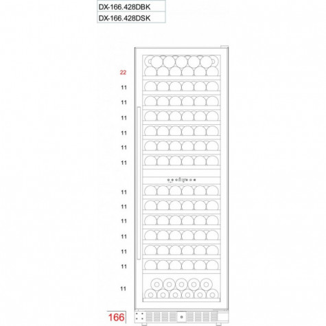 ������ ���� Dunavox DX-166.428DBK