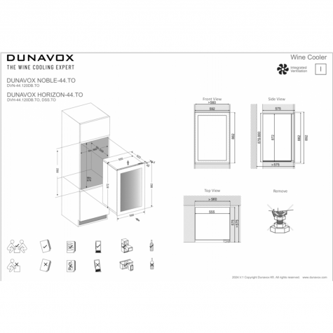 ������ ���� Dunavox DVH-44.120DB.TO