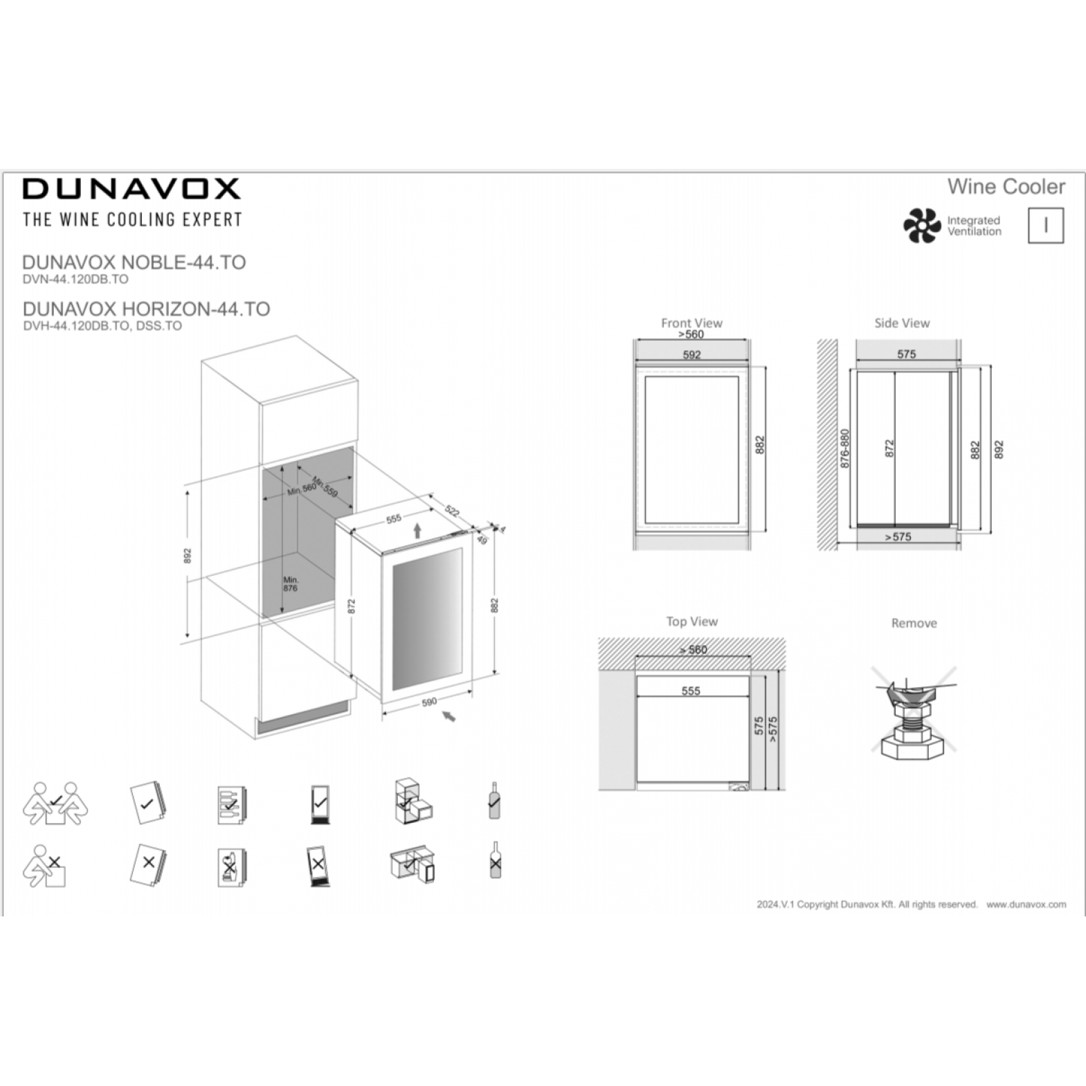 ������ ���� Dunavox DVH-44.120DB.TO