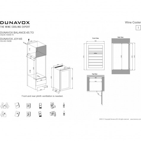 ������ ���� Dunavox DXJ-65.154DB