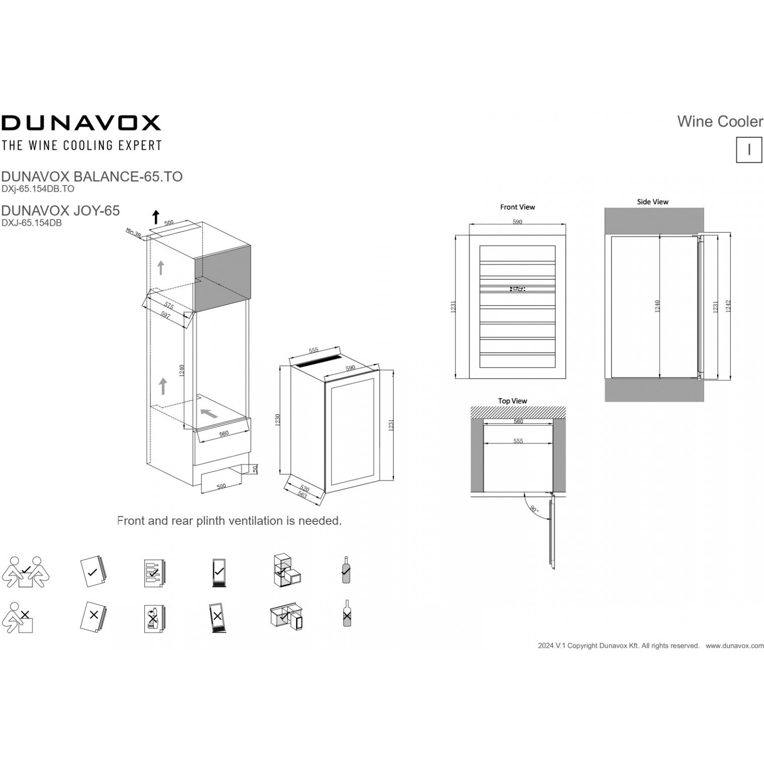 ������ ���� Dunavox DXJ-65.154DB