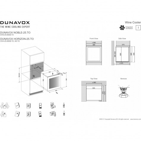 ������ ���� Dunavox DVN-25.65DB.TO