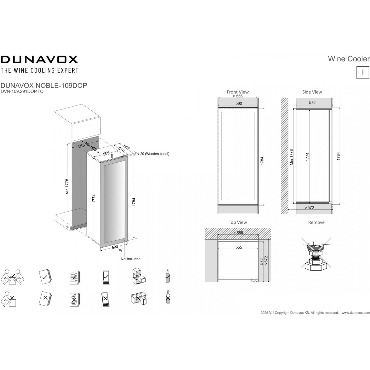 ������ ���� Dunavox DVN-109.291DOP.TO