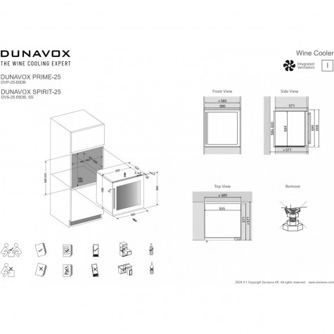 ������ ���� Dunavox DVP-25.65DB