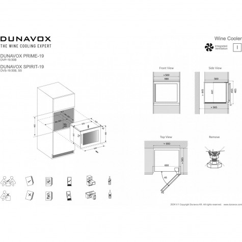 ������ ���� Dunavox DVS-19.50B