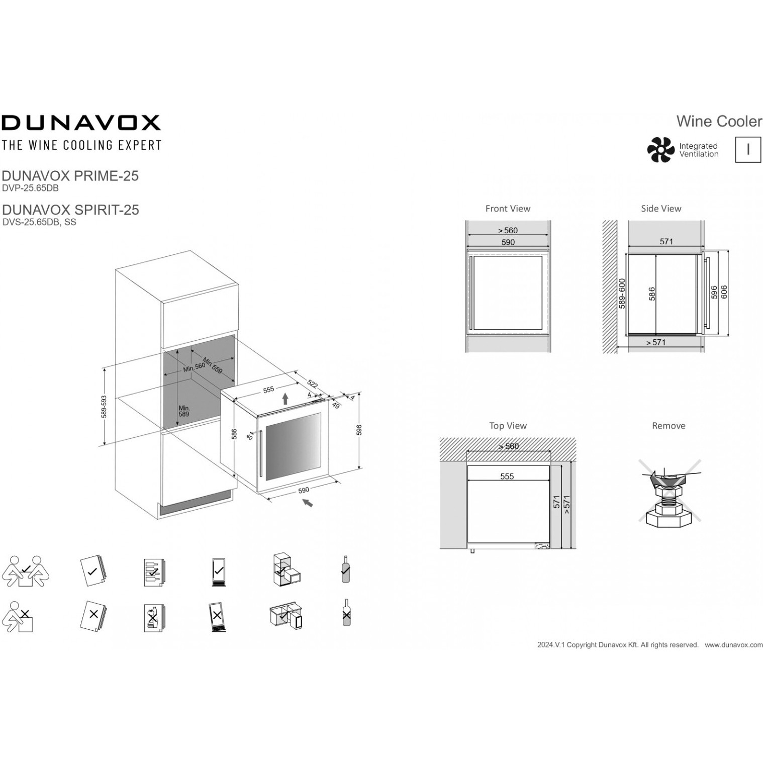 ������ ���� Dunavox DVS-25.65DB