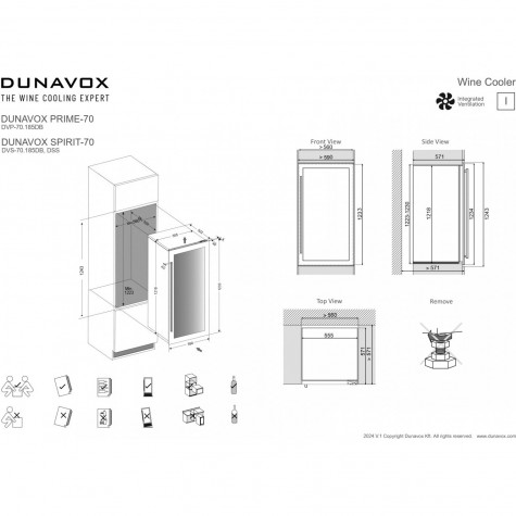 ������ ���� Dunavox DVS-70.185DB