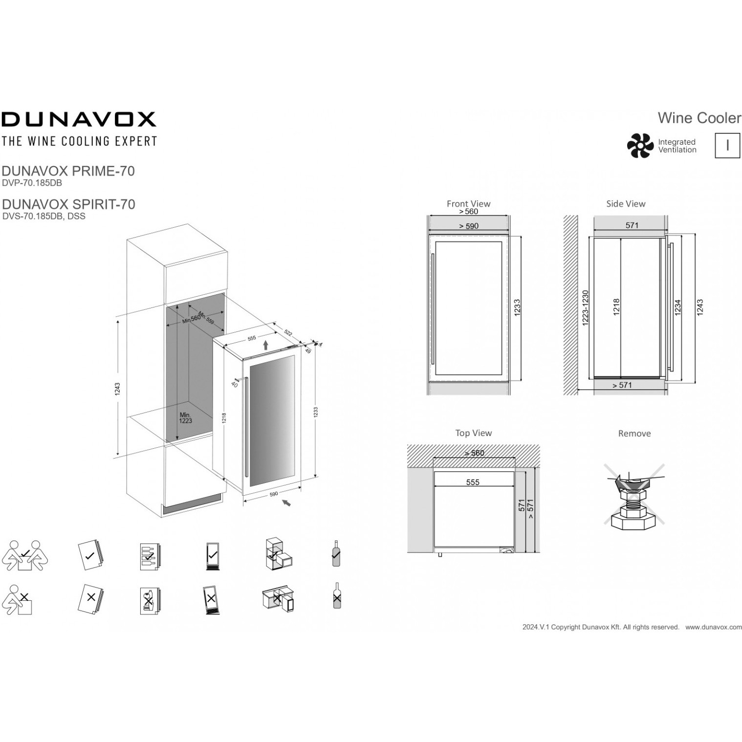 ������ ���� Dunavox DVS-70.185DB