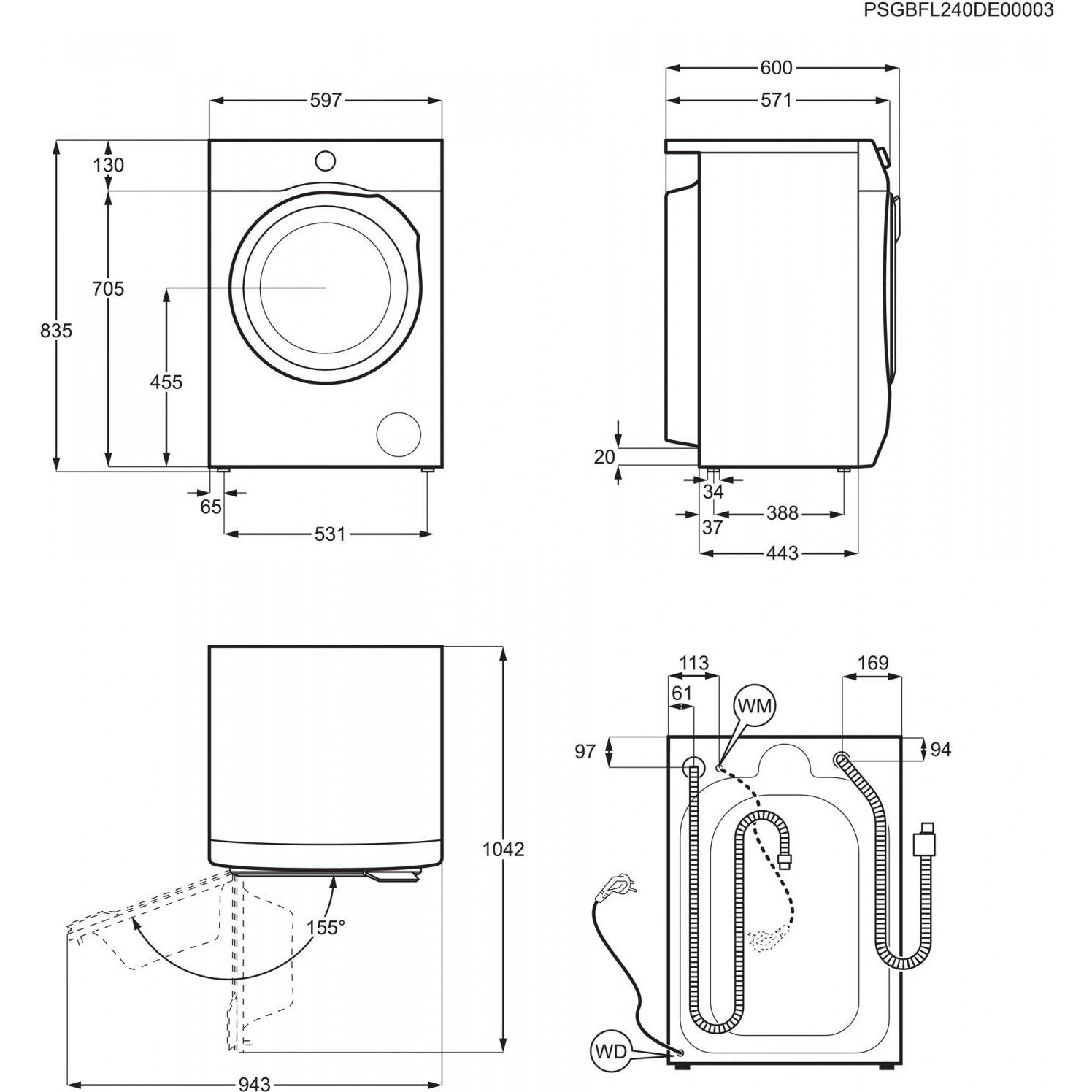 ���������� ������ Electrolux EW7F3494EQ
