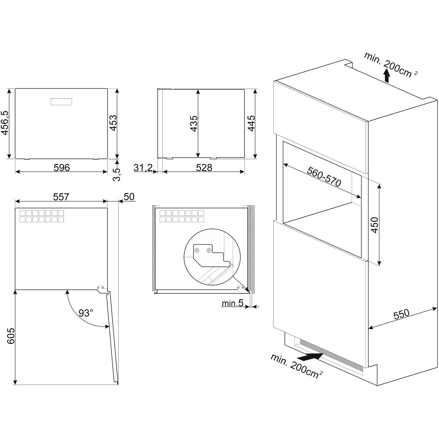 ������������ ������ ���� Smeg CVI120B3E