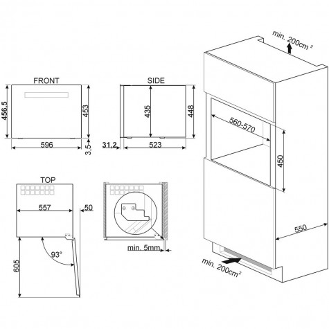 ������������ ������ ���� Smeg CVI621NR3