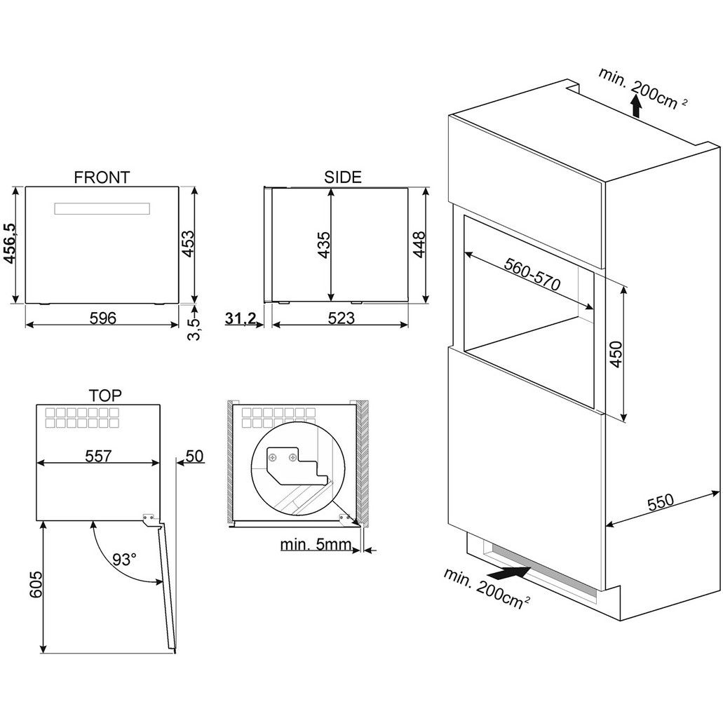 ������������ ������ ���� Smeg CVI621NR3
