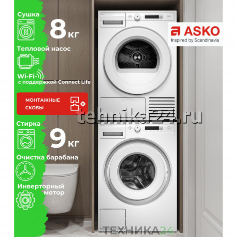 ASKO �������� ��� ��������� � ������� ���������� ������ W1094W + ��������� ������ � �������� ������� T108HW