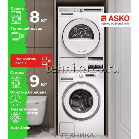 ASKO �������� ��� ��������� � ������� ���������� ������ W3096RW + ��������� ������ � �������� ������� T408HD.W