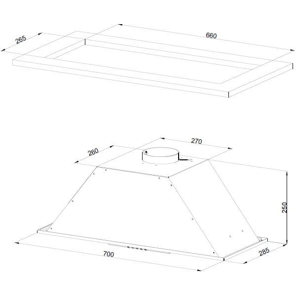 ������������ ������� Kuppersberg INLINEA 70 X