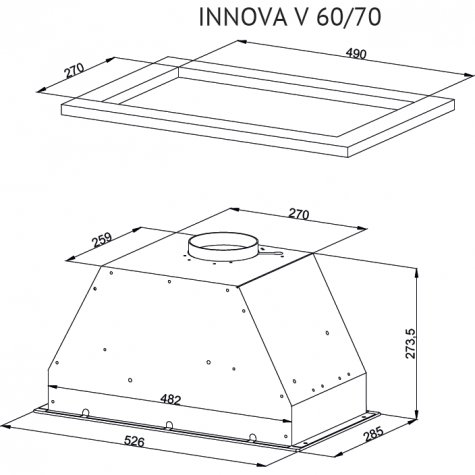 ������������ ������� Kuppersberg INNOVA V 60 White