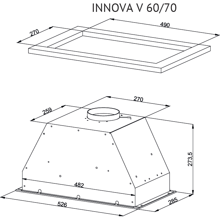 ������������ ������� Kuppersberg INNOVA V 60 White