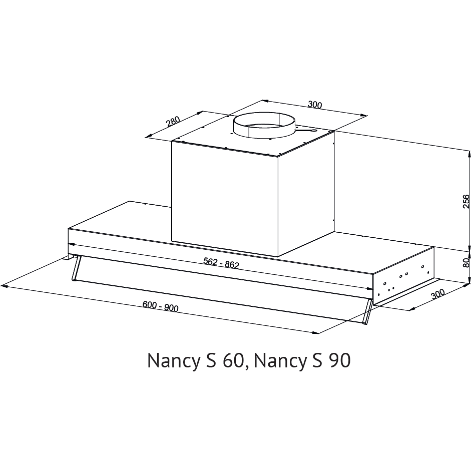 ������������ ������� Kuppersberg NANCY S 90 Black