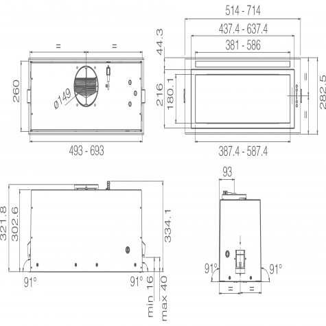 �c���������� ������� Elica LANE IX/A/52