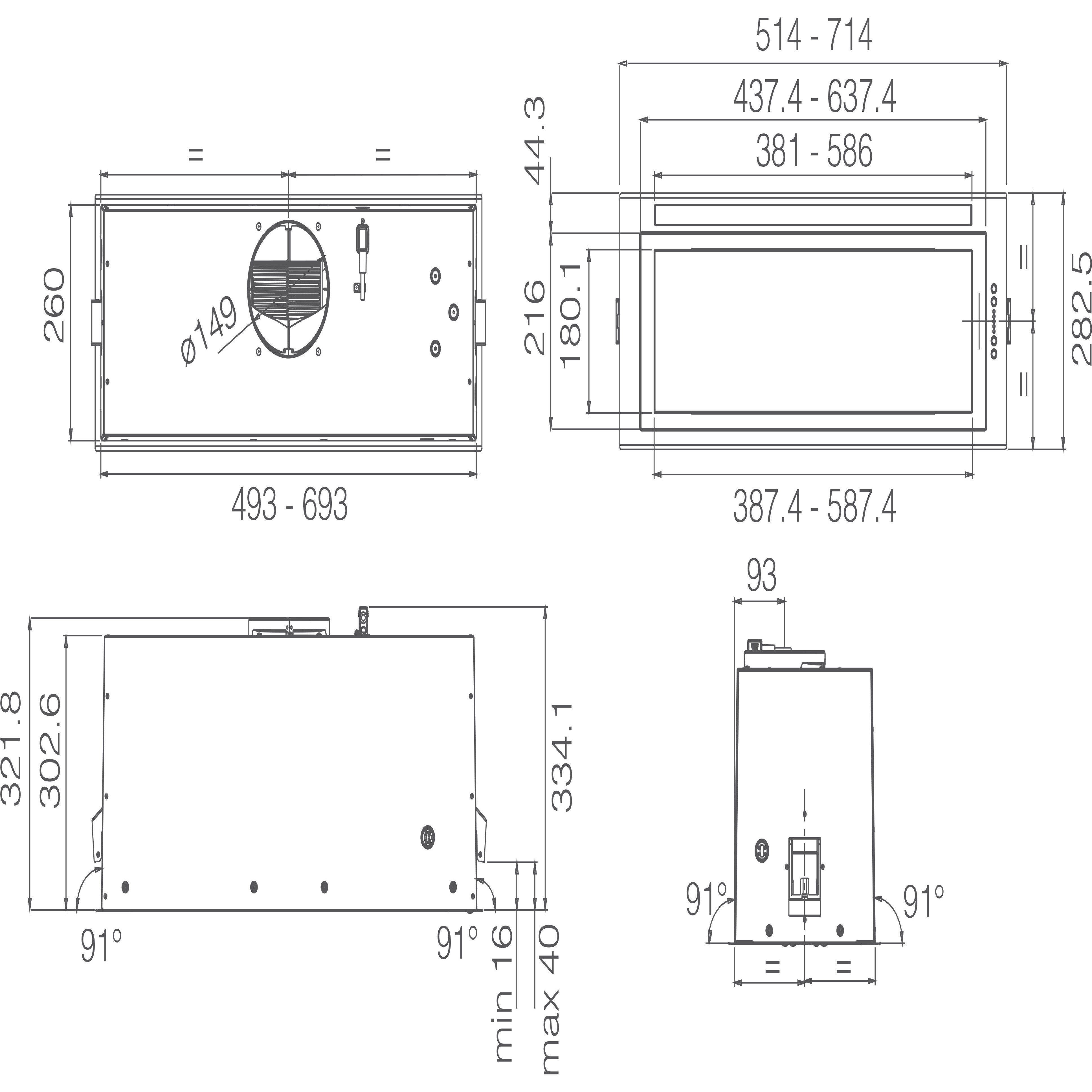 �c���������� ������� Elica LANE IX/A/52